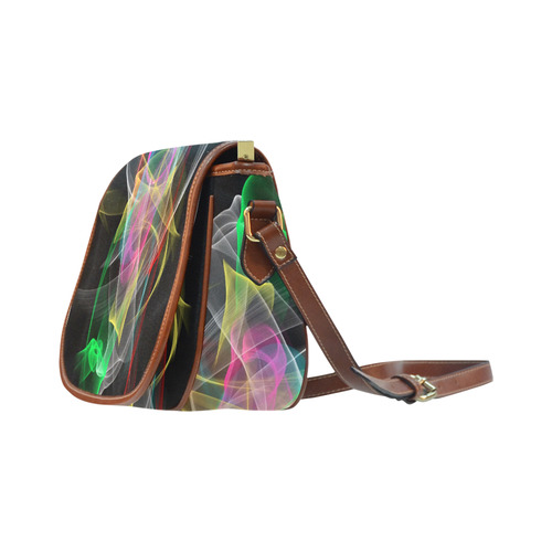 Sound of colors by Nico Bielow Saddle Bag/Small (Model 1649) Full Customization