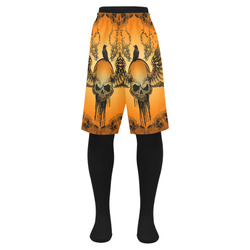 Amazing skull with crow Men's Swim Trunk (Model L21)
