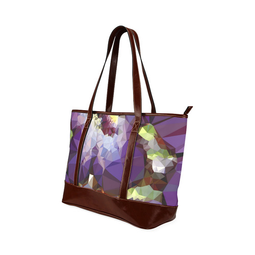 Purple Abstract Geometric Dream Tote Handbag (Model 1642)