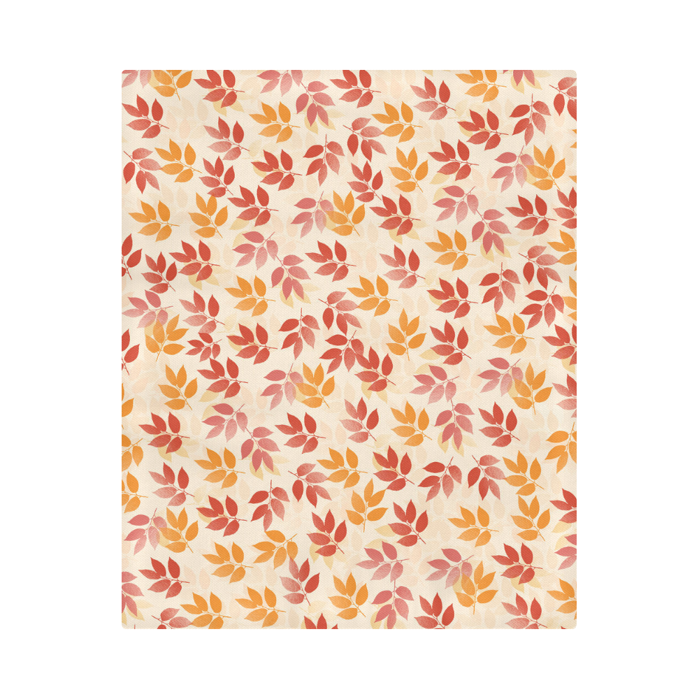 autumn leaves pattern2 Duvet Cover 86"x70" ( All-over-print)