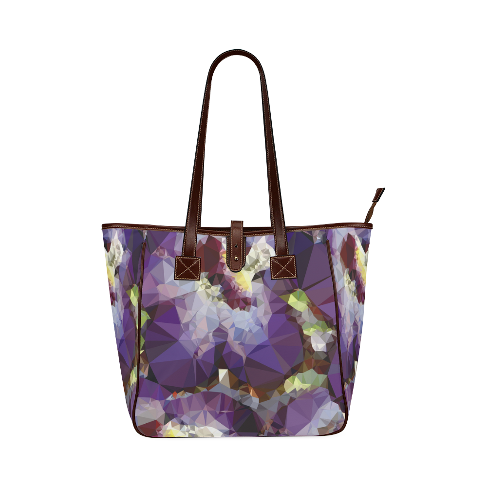 Purple Abstract Geometric Dream Classic Tote Bag (Model 1644)