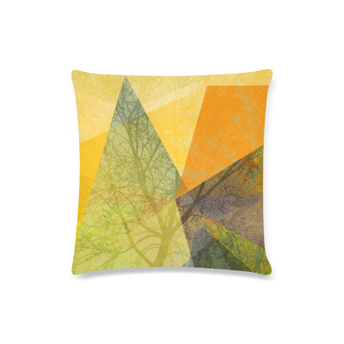 Green Yellow P24-F-P2_ Custom Zippered Pillow Case 16"x16"(Twin Sides)