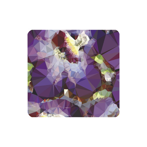 Purple Abstract Geometry Dream Women's Clutch Wallet (Model 1637)