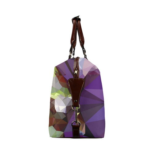 Purple Abstract Geometric Dream Classic Travel Bag (Model 1643) Remake