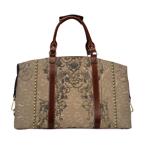 Vinatge design with necklace Classic Travel Bag (Model 1643) Remake