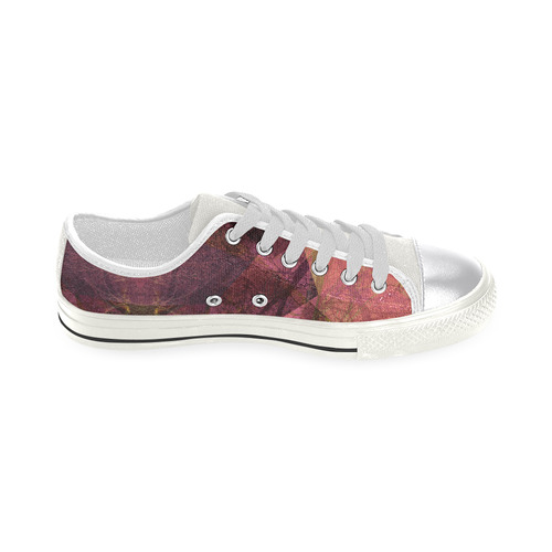 PATTERN GARDEN NO5L-Design-11_ Canvas Women's Shoes/Large Size (Model 018)