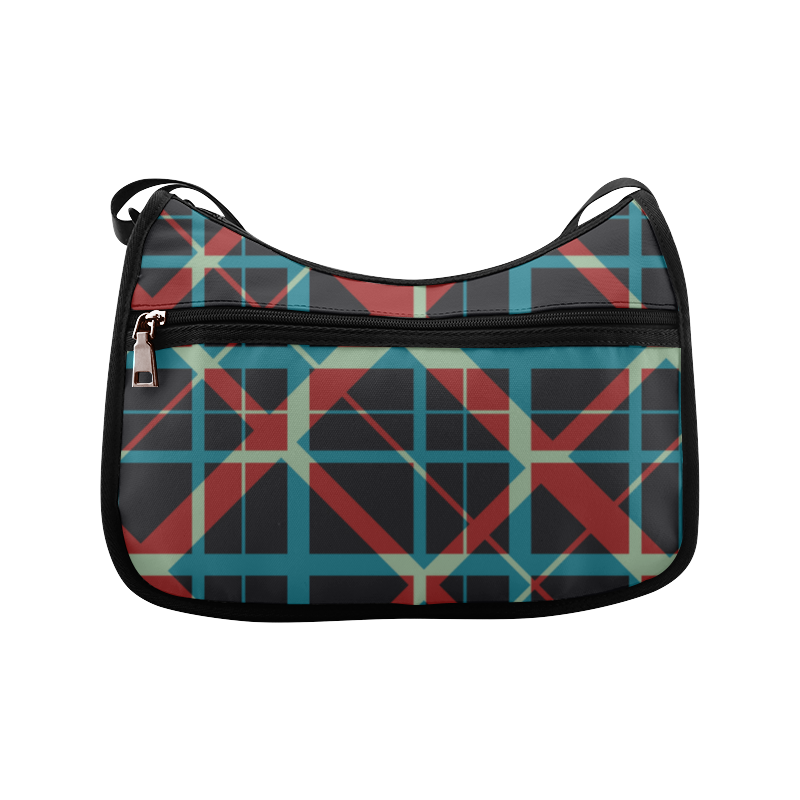 Plaid I black plaid Crossbody Bags Crossbody Bags (Model 1616)