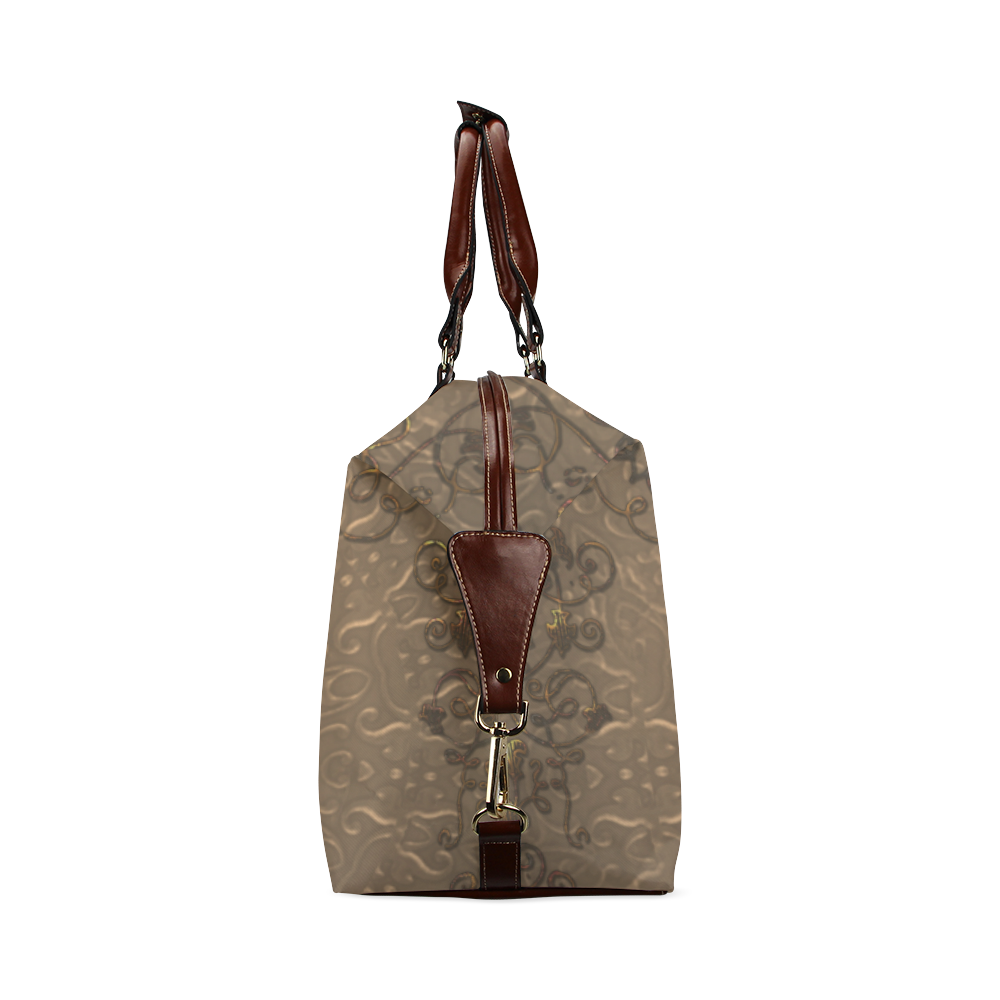 Vinatge design with necklace Classic Travel Bag (Model 1643) Remake