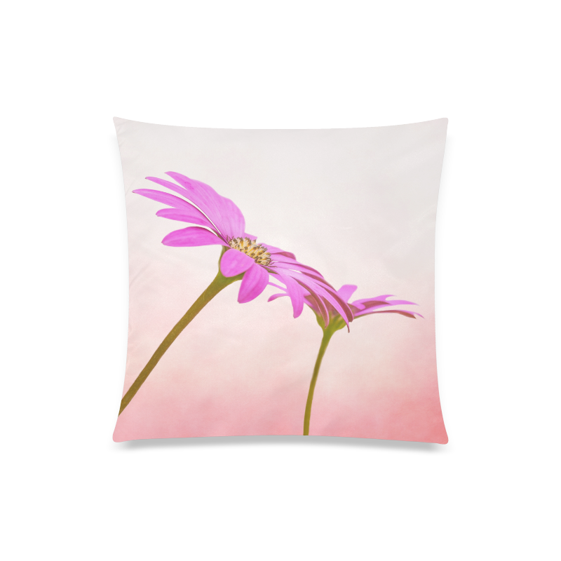 Pretty in Pink Custom Zippered Pillow Case 20"x20"(One Side)