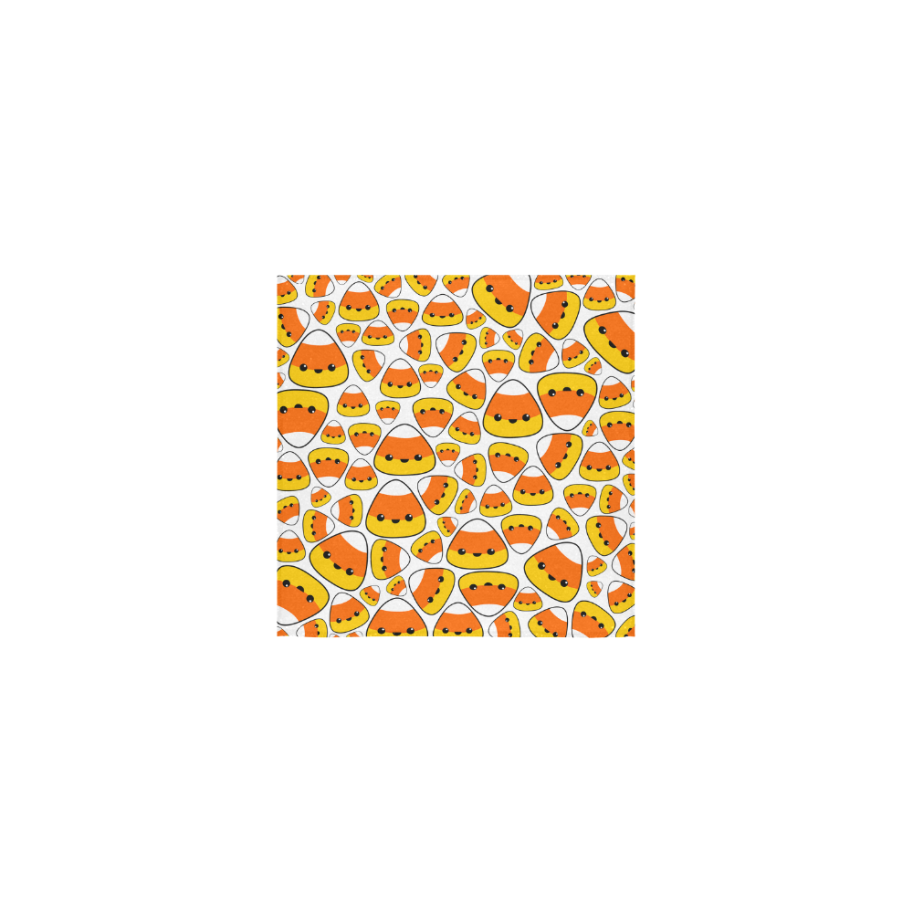 Kawaii Candy Corn v2 Square Towel 13“x13”