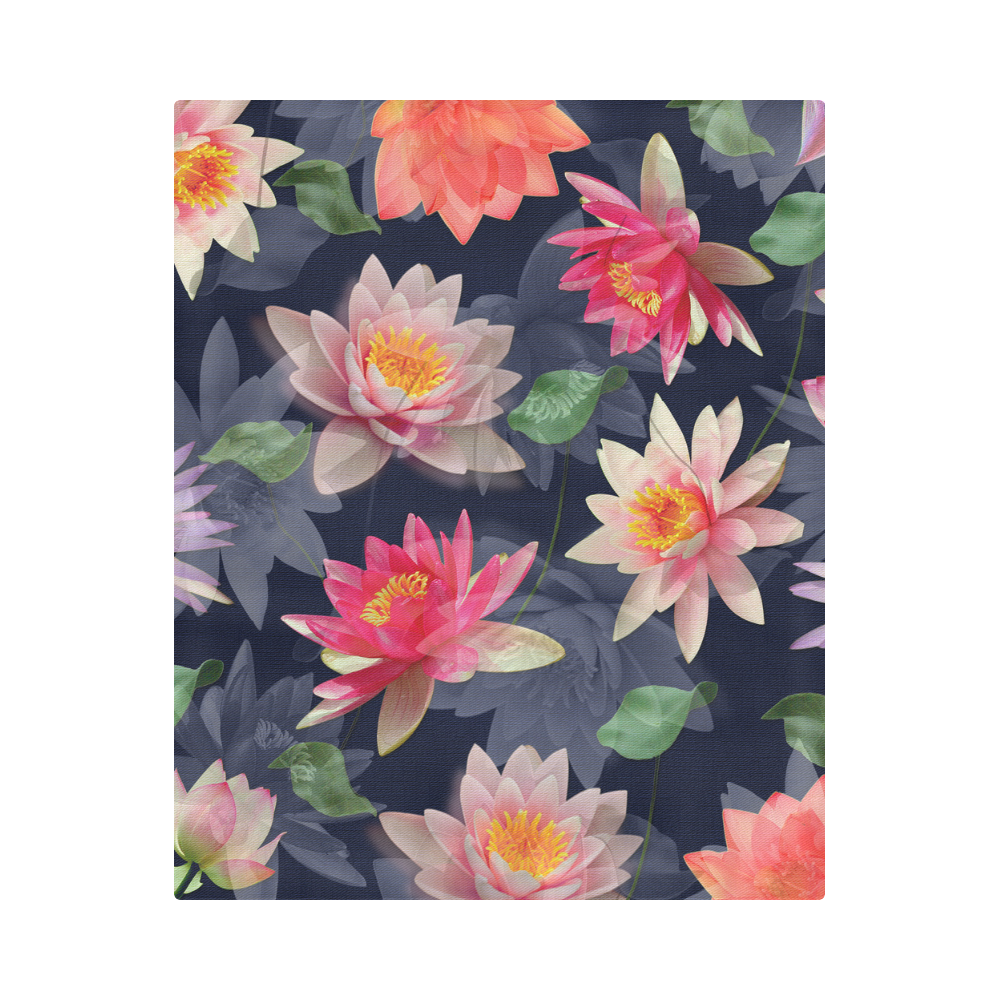 Lotus Flower Pattern-2 Duvet Cover 86"x70" ( All-over-print)