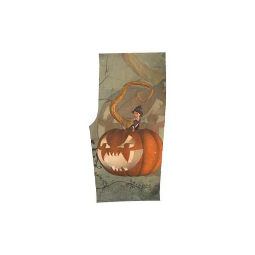 Halloween, funny pumpkin with witch Men's Swim Trunk (Model L21)