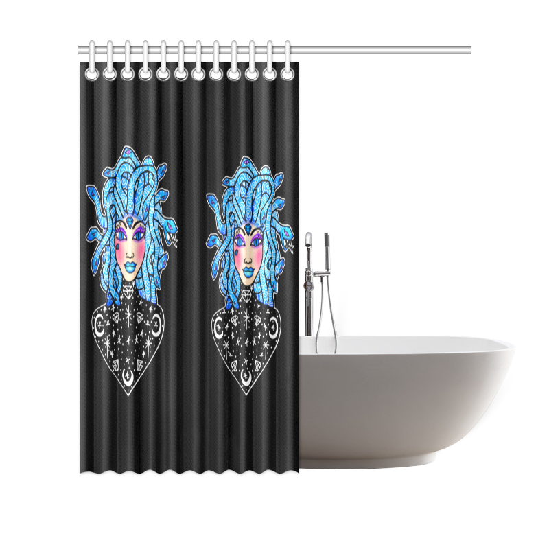 medusa Shower Curtain 69"x70"