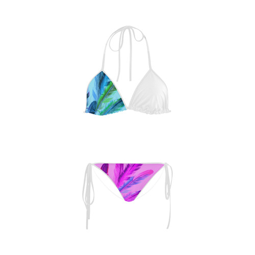 Luxury designers Hawaii - inspired collection. Blue and Wild Purple. Designers Shop offer for 2016! Custom Bikini Swimsuit