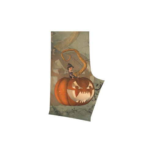Halloween, funny pumpkin with witch Men's Swim Trunk (Model L21)