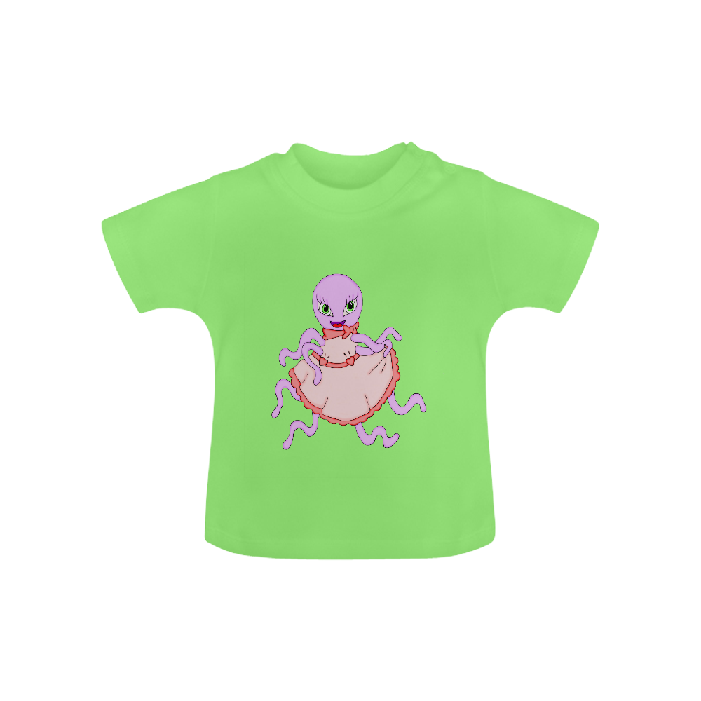 Octavia Octopus Green Baby Classic T-Shirt (Model T30)
