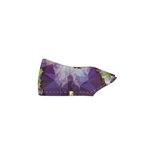 Purple Abstract Geometric Dream Men's Slip-on Canvas Shoes (Model 019)