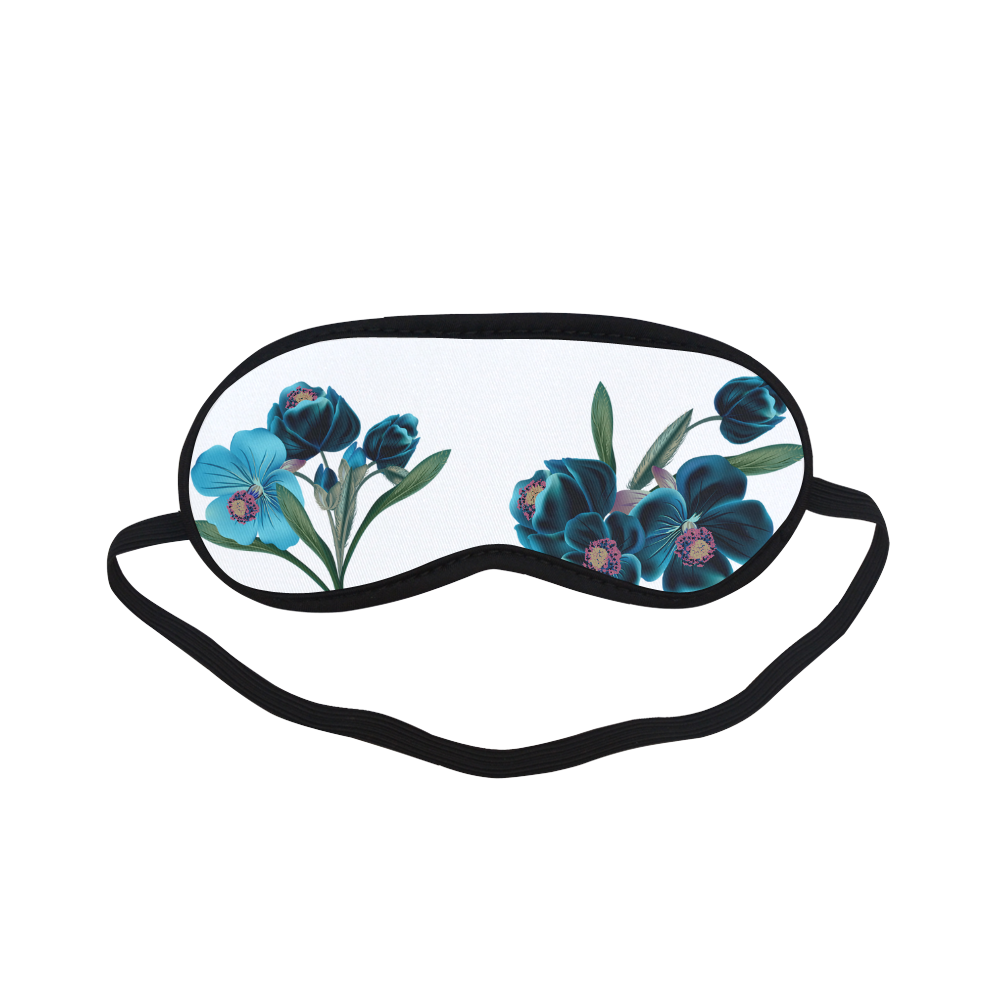 Designers collection of Vintage sleeping Mask : New 2016 edition / Vintage blue floral Art Sleeping Mask