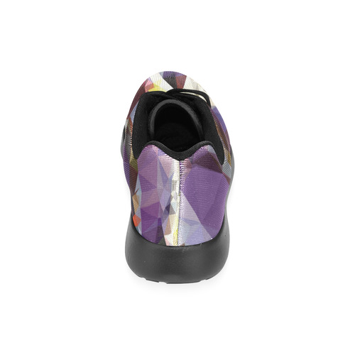 Purple Abstract Geometric Dream Women’s Running Shoes (Model 020)