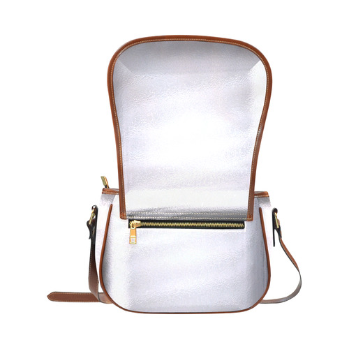 3-D Look Pink Metallics Saddle Bag/Small (Model 1649) Full Customization