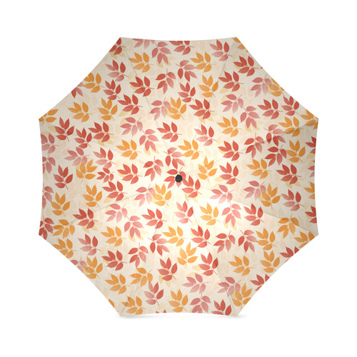 Autumn leaves pattern Foldable Umbrella (Model U01)