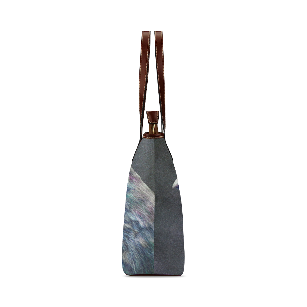 I Love Crows Shoulder Tote Bag (Model 1646)