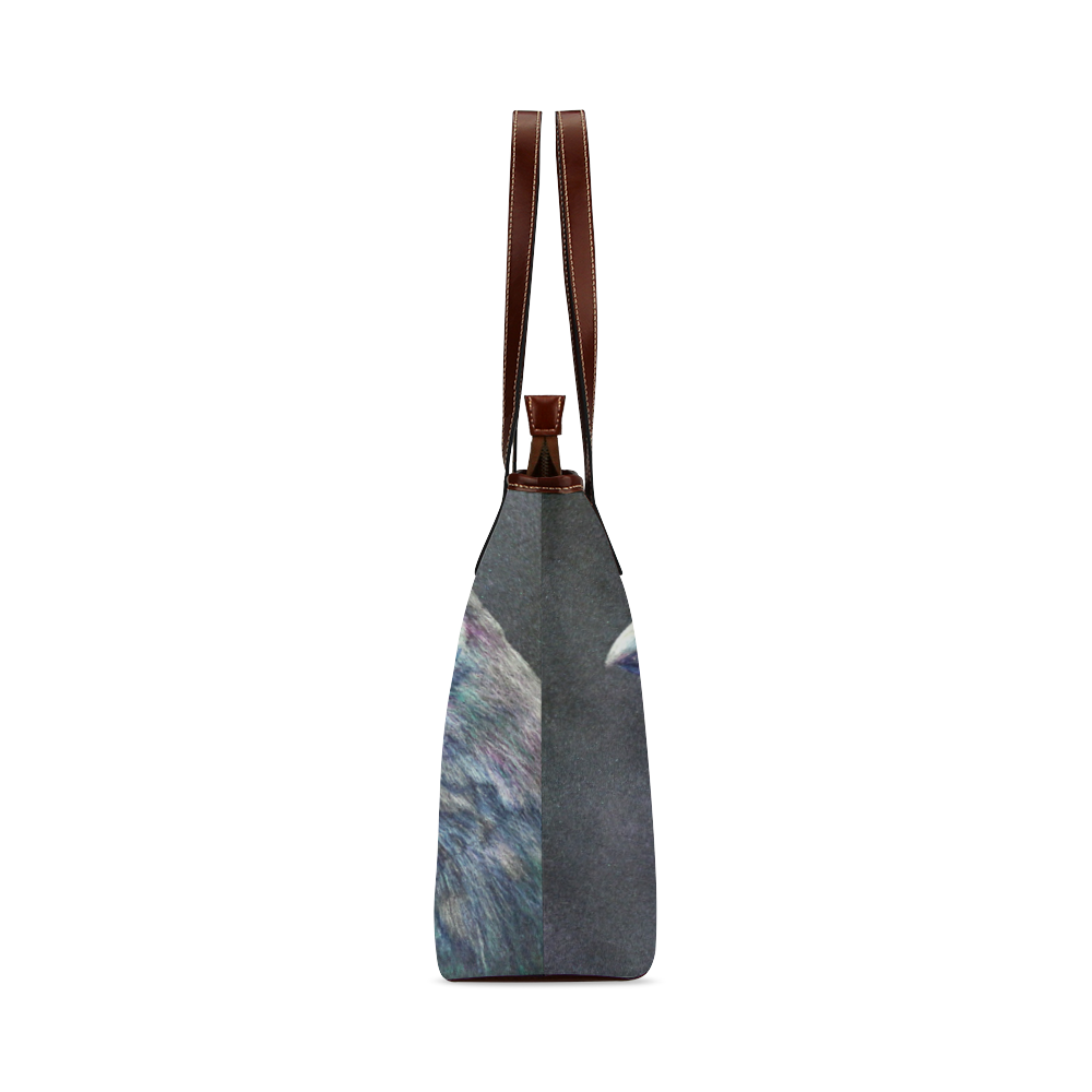 I Love Crows Shoulder Tote Bag (Model 1646)