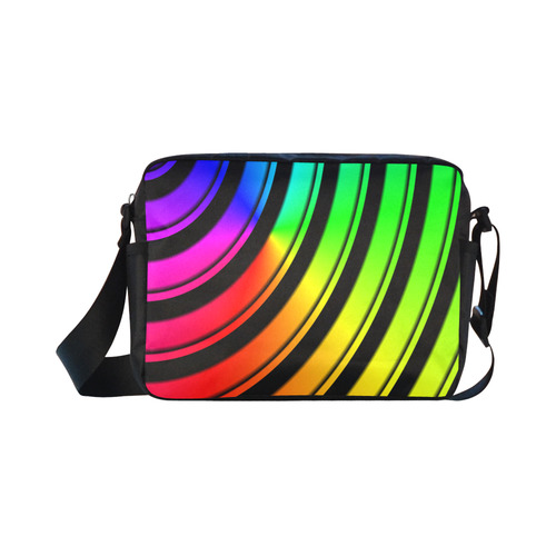 COLORS OF VINYL Classic Cross-body Nylon Bags (Model 1632)