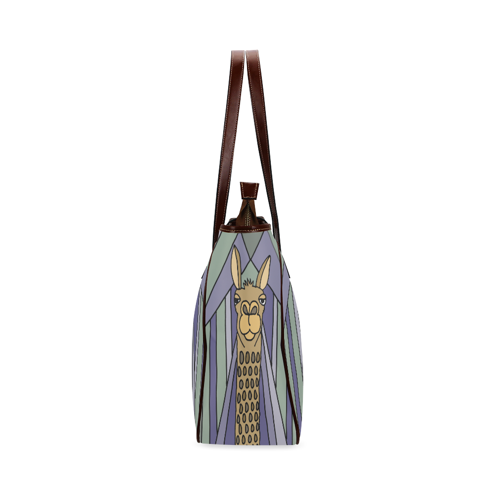 Funny Llama Art Classic Tote Bag (Model 1644)
