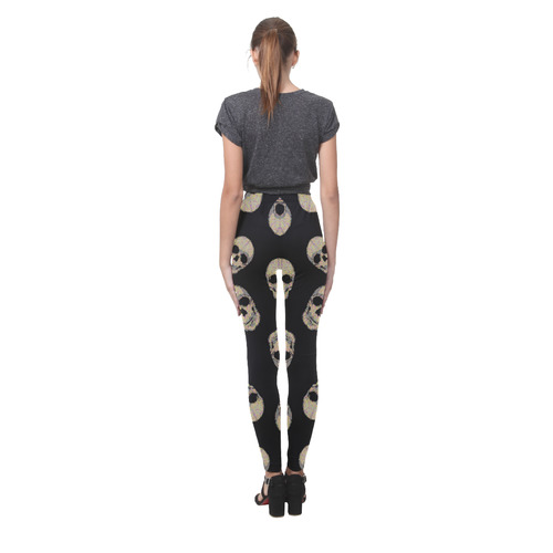 The Living Skull Cassandra Women's Leggings (Model L01)