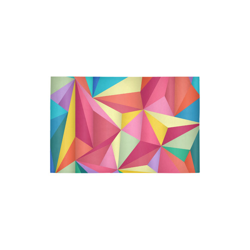 Colorful Triangles Abstract Geometric Area Rug 2'7"x 1'8‘’