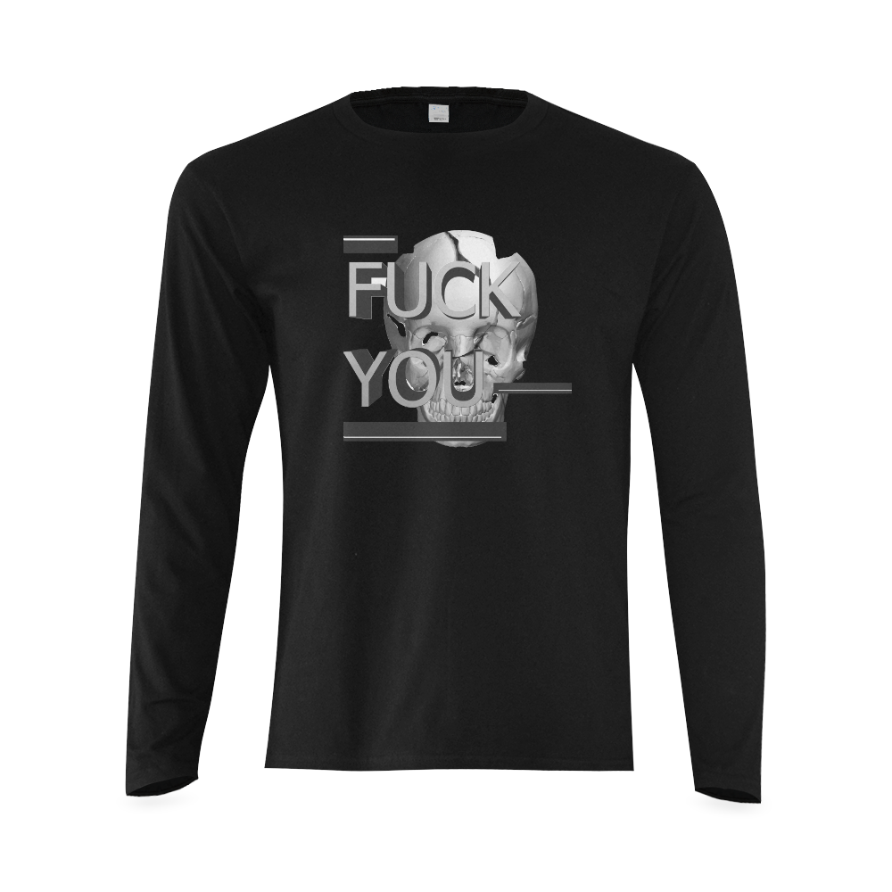 Fuck You Sunny Men's T-shirt (long-sleeve) (Model T08)