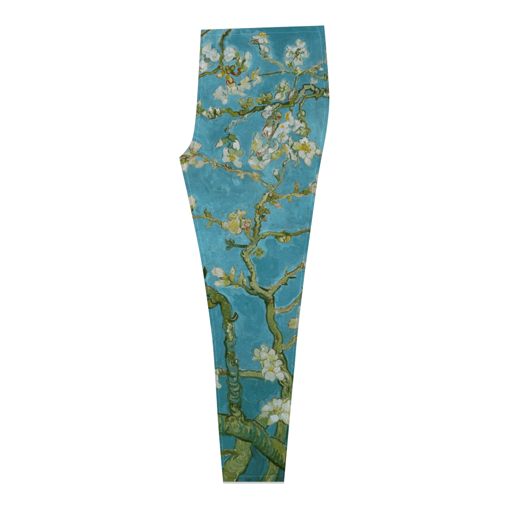 Vincent Van Gogh Blossoming Almond Tree Cassandra Women's Leggings (Model L01)