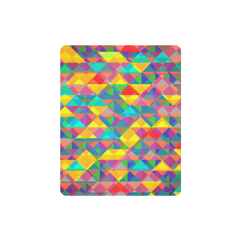 Colorful Abstract Christmas New Year Celebration Rectangle Mousepad