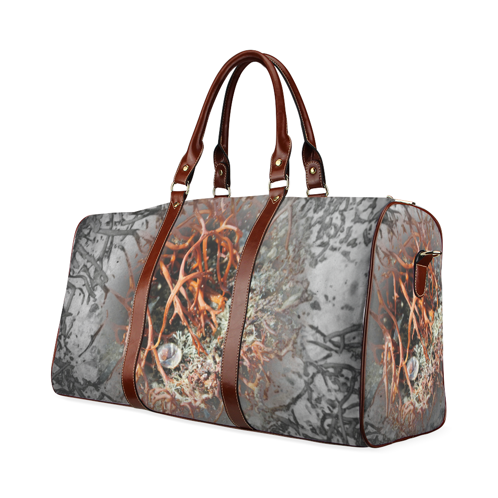 Sea weed Gothic by Martina Webster Waterproof Travel Bag/Small (Model 1639)