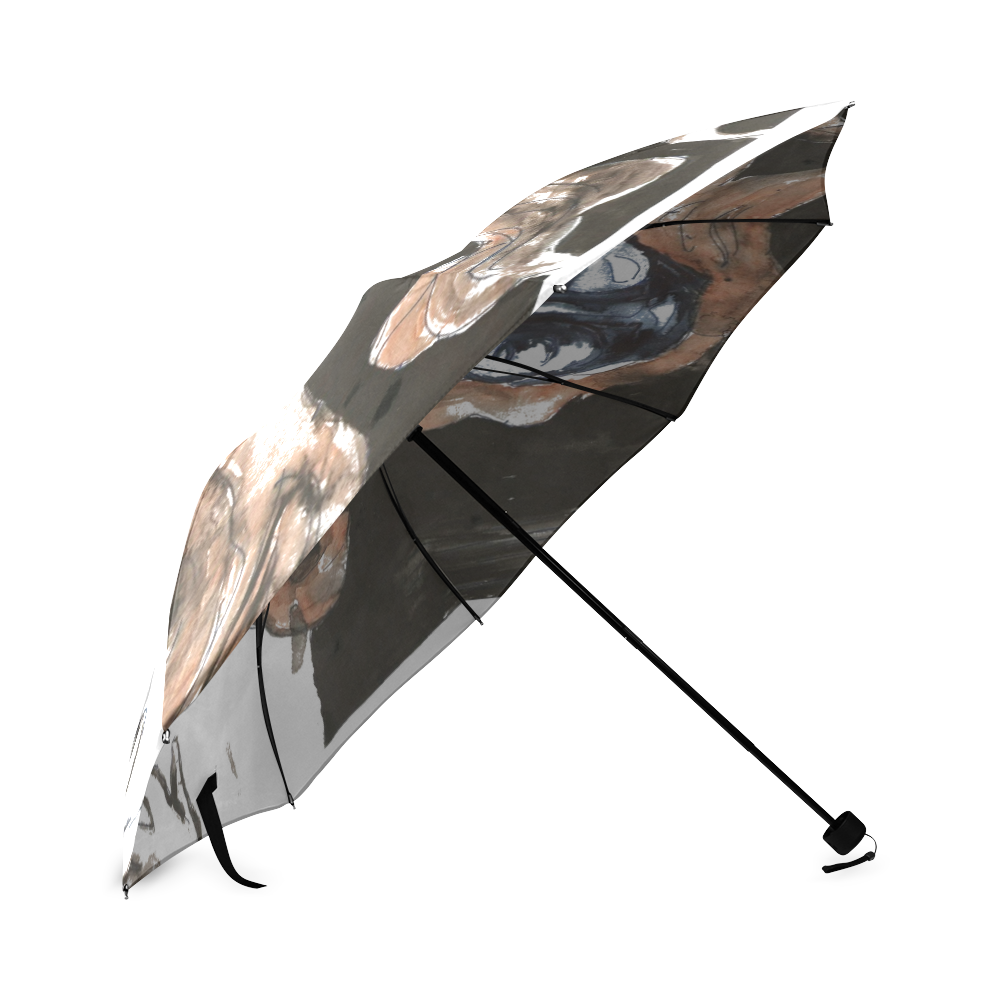 venus apocalipsis umbrela Foldable Umbrella (Model U01)