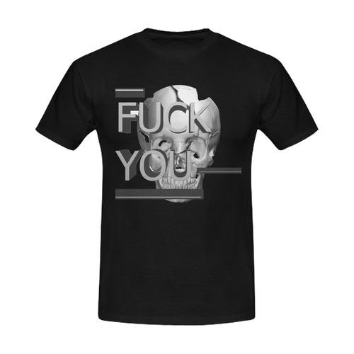 Fuck You Men's Slim Fit T-shirt (Model T13)
