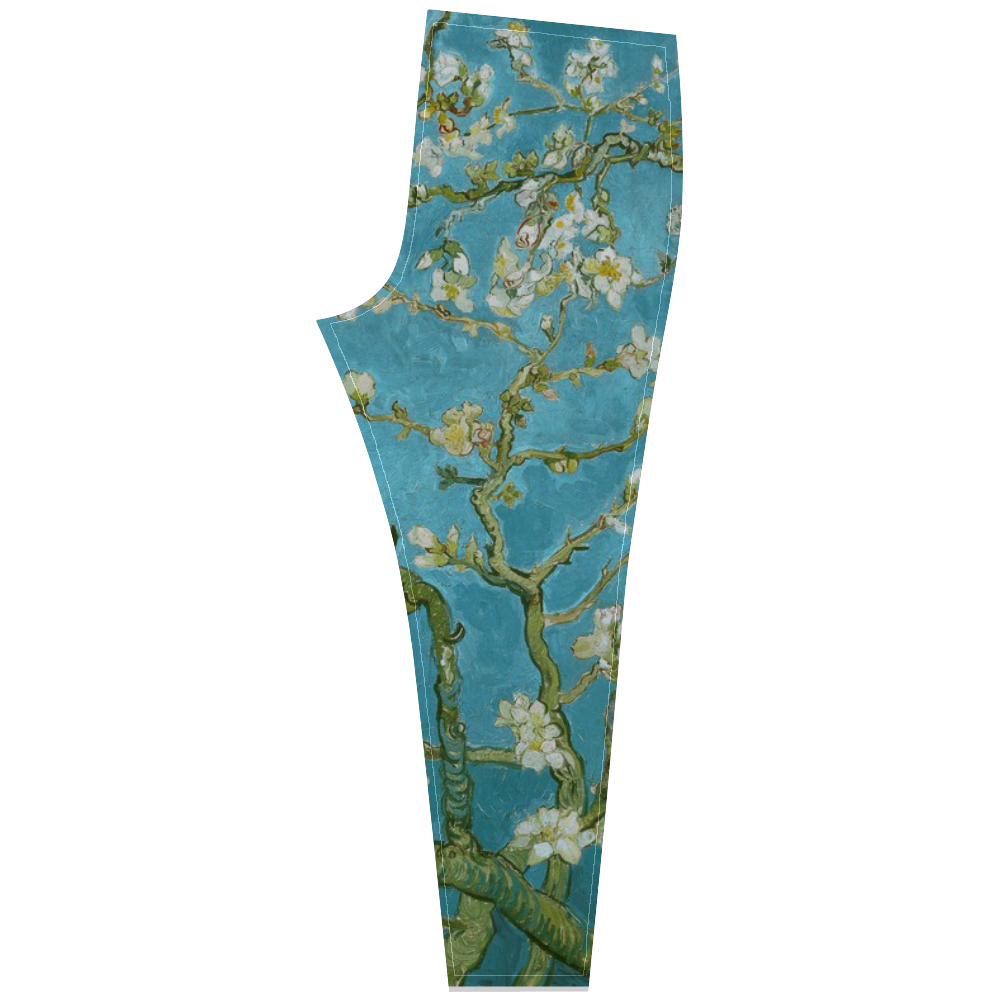 Vincent Van Gogh Blossoming Almond Tree Cassandra Women's Leggings (Model L01)
