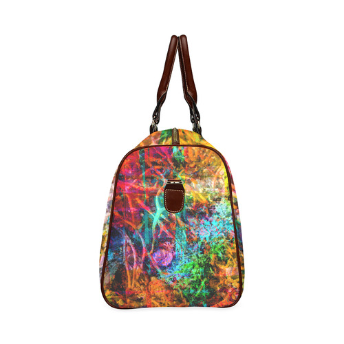 Sea Weed Color by Martina Webster Waterproof Travel Bag/Small (Model 1639)