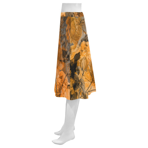 flora 9 Mnemosyne Women's Crepe Skirt (Model D16)