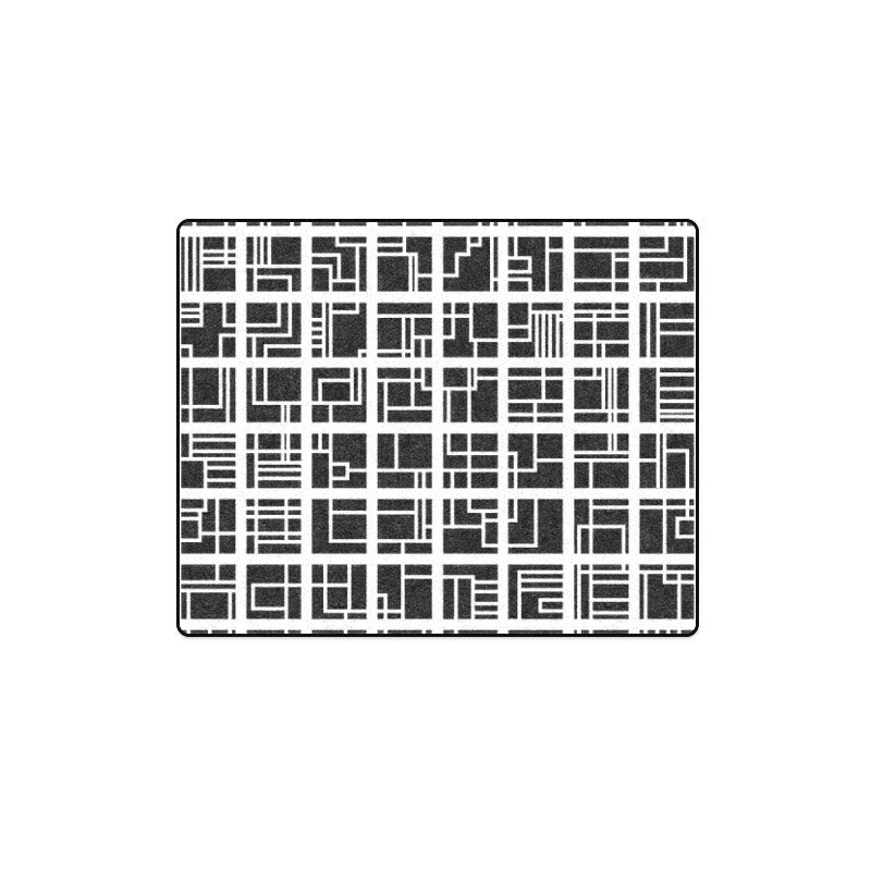 Lines and Squares Blanket 40"x50"