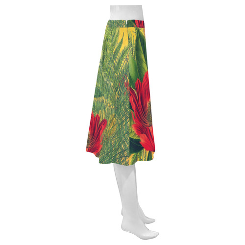 flora 7 Mnemosyne Women's Crepe Skirt (Model D16)
