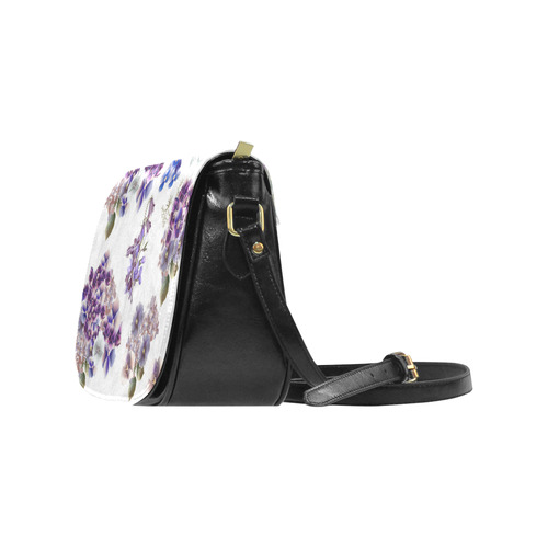 Cute beautiful designers Bags : Purple and white edition 50s inspire Fashon New arrival in shop! Classic Saddle Bag/Small (Model 1648)