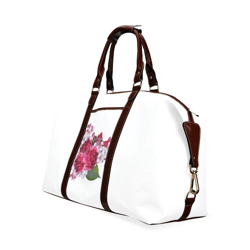 Floral bag edition for Women : Original Gift / New arrival in designers Shop available in wine Old c Classic Travel Bag (Model 1643) Remake