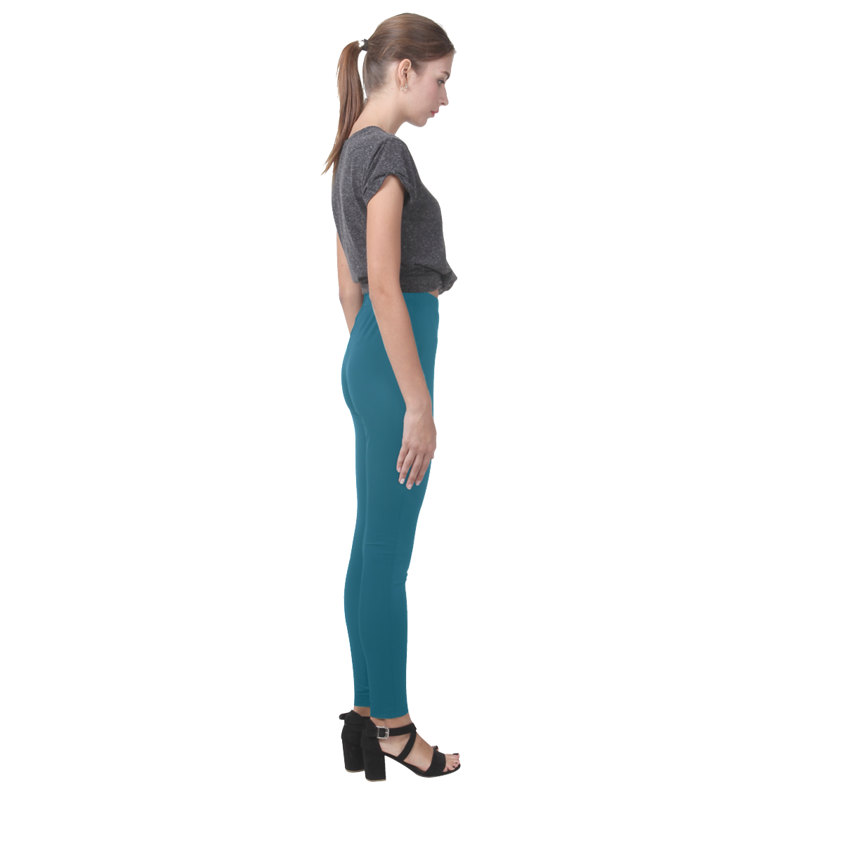 solid 20 Cassandra Women's Leggings (Model L01)