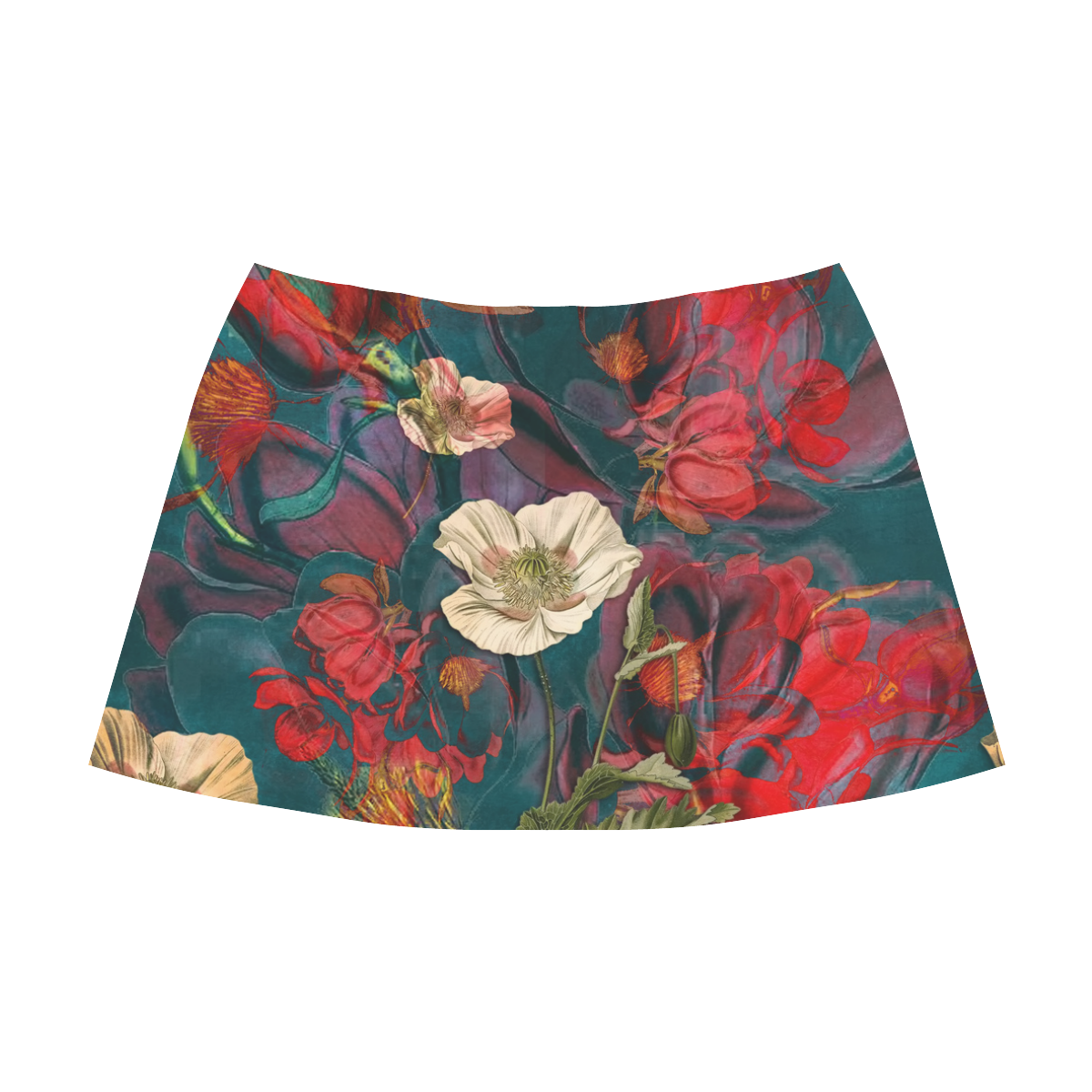flora 3 Mnemosyne Women's Crepe Skirt (Model D16)