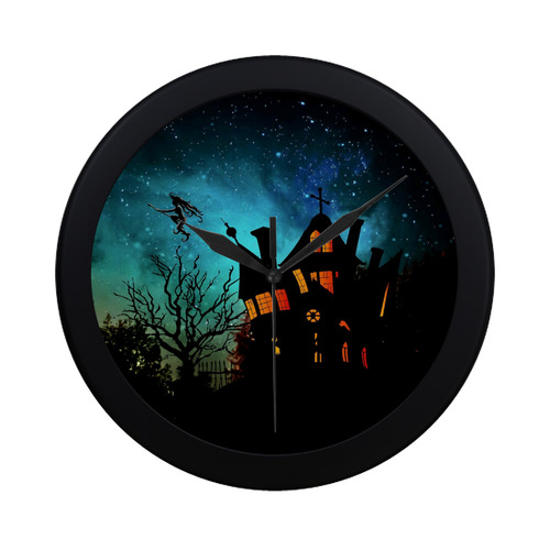 Halloween20160801 Circular Plastic Wall clock