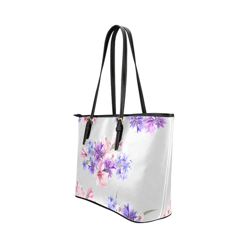 Cute designers Elegant bag with Flowers : Designers edition / NEW IN SHOP Leather Tote Bag/Small (Model 1651)