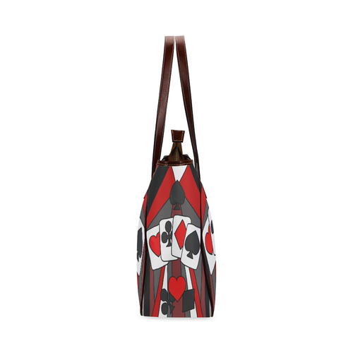 Artsy Playing Cards Abstract Classic Tote Bag (Model 1644)