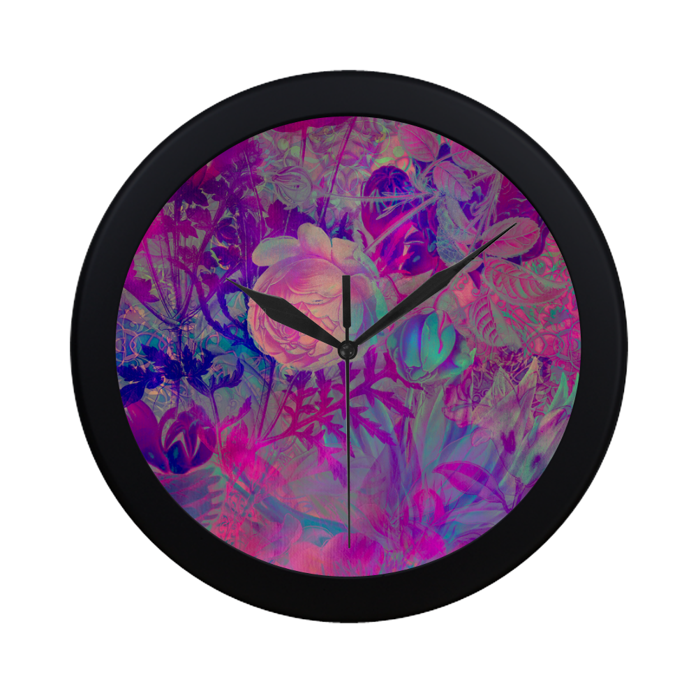 flora 6 Circular Plastic Wall clock